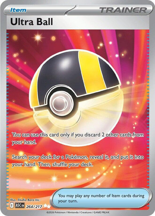 Pokemon ASC Ultra Ball 264/217 Holo