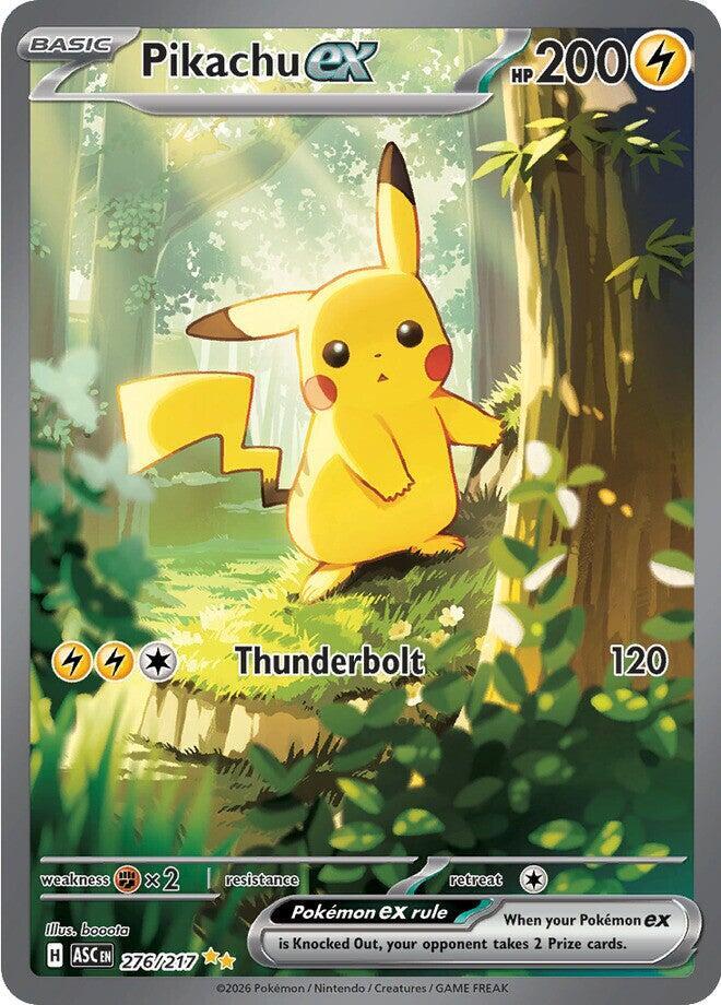 Pokemon ASC Pikachu ex 276/217 Holo