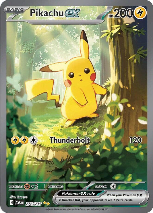 Pokemon ASC Pikachu ex 276/217 Holo