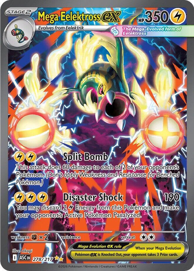 Pokemon ASC Mega Eelektross ex 278/217 Holo