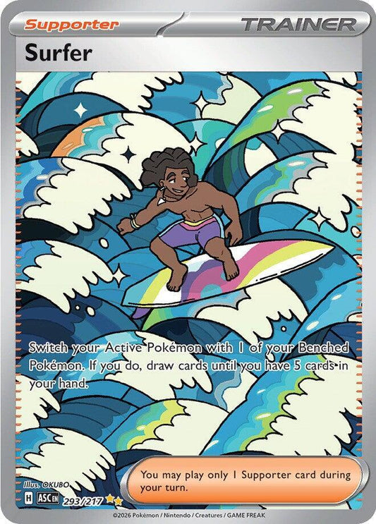 Pokemon ASC Surfer 293/217 Holo