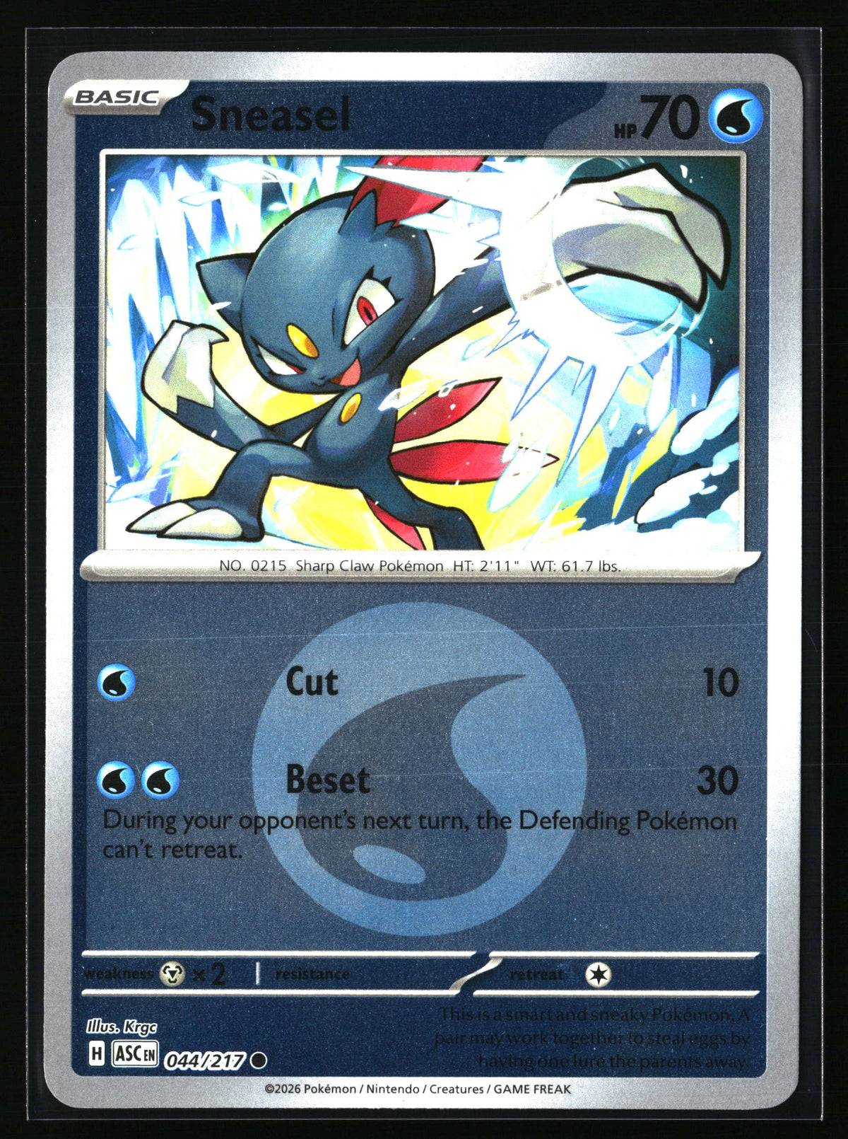 Sneasel (Energy Symbol Pattern)