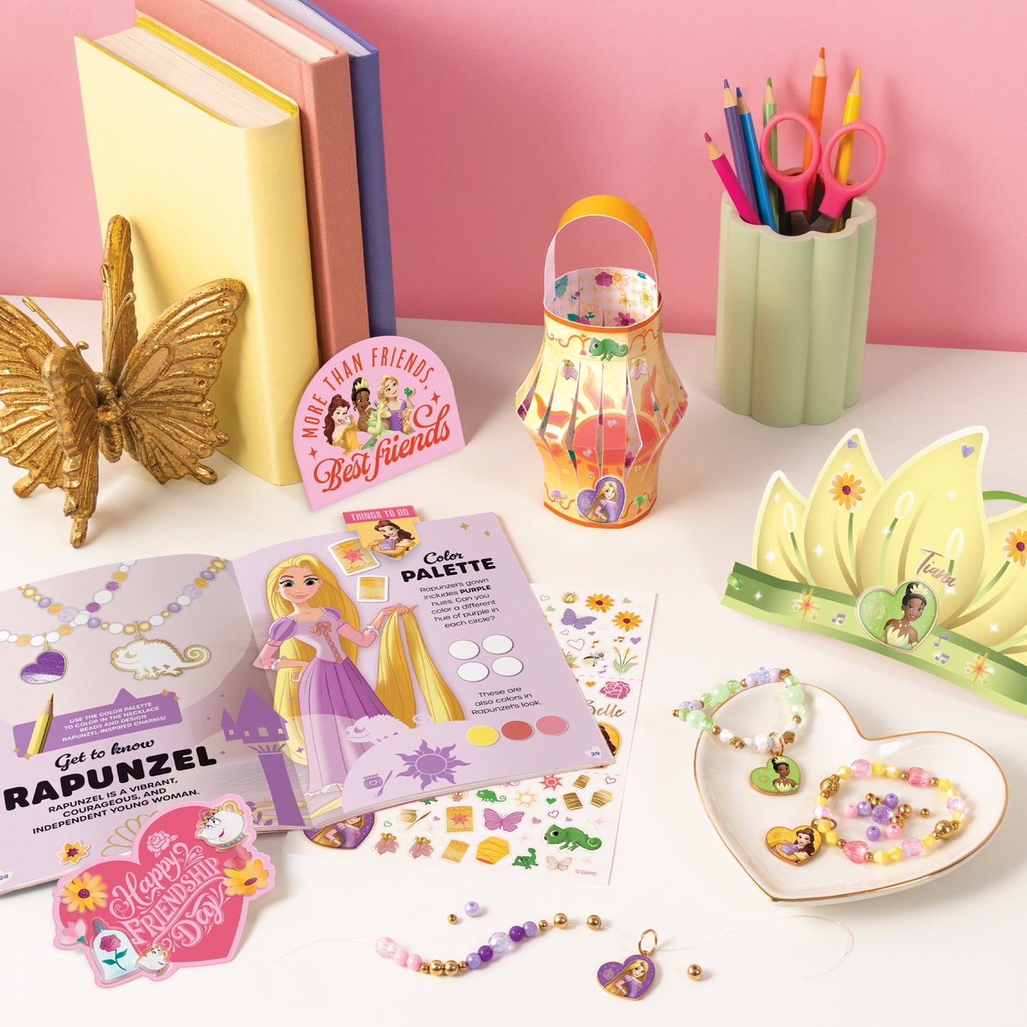 Disney Princess Sticker Story and  Bracelet Kit