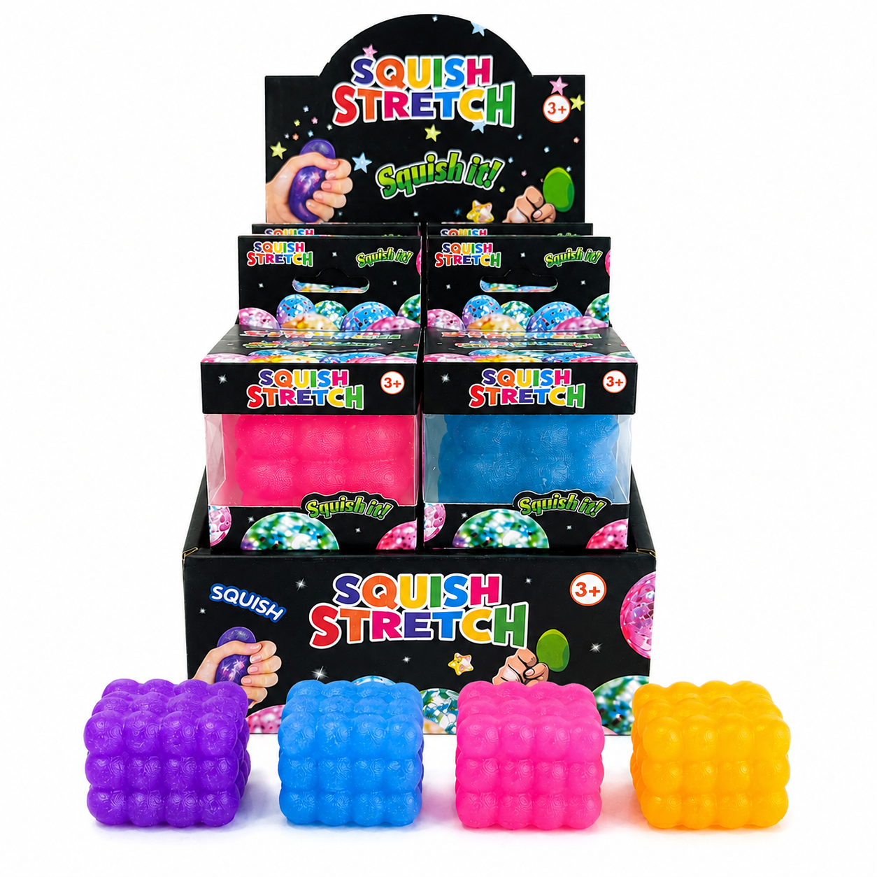 Squishy Cube Sensory Fidget & Stress Relief Toy