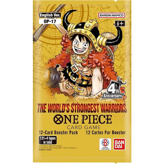 One Piece Card Game: OP-17 The World's Strongest Warriors Booster Pack
