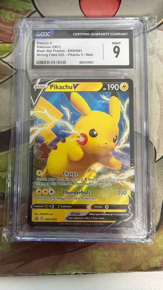 CGC 9 Pikachu V SWSH061 (Shining Fates)