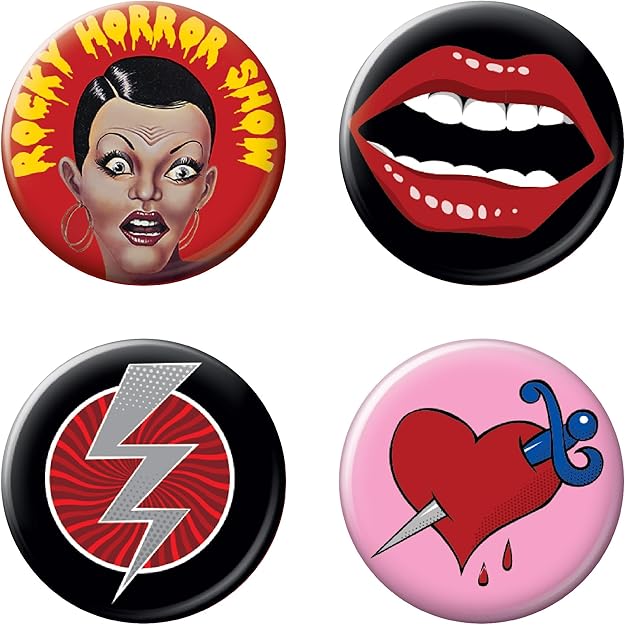 Rocky Horror Show 4 Button Set