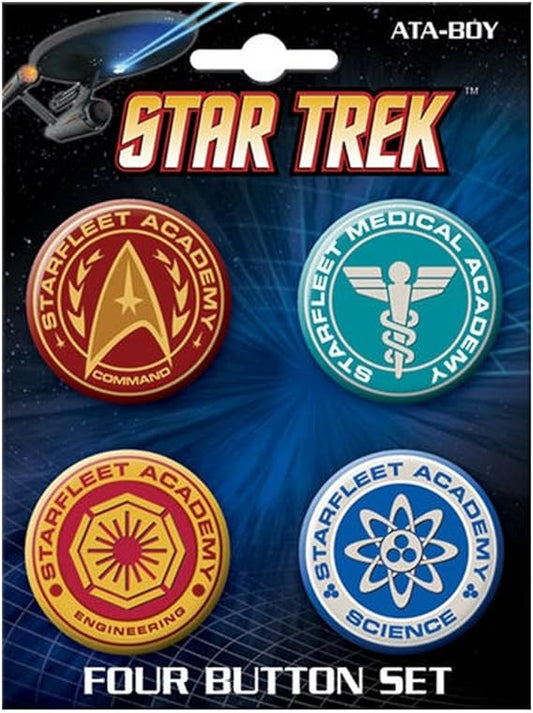 Star Trek Classic 4 Button Set 6