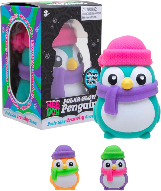 NeeDoh Polar Glow Penguin