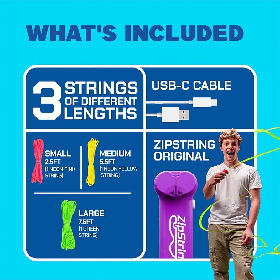 ORIGINAL ZIPSTRING Toy Violet Try Me Packaging