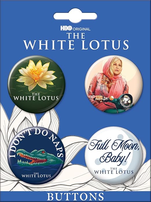 White Lotus 4 Button Set 1