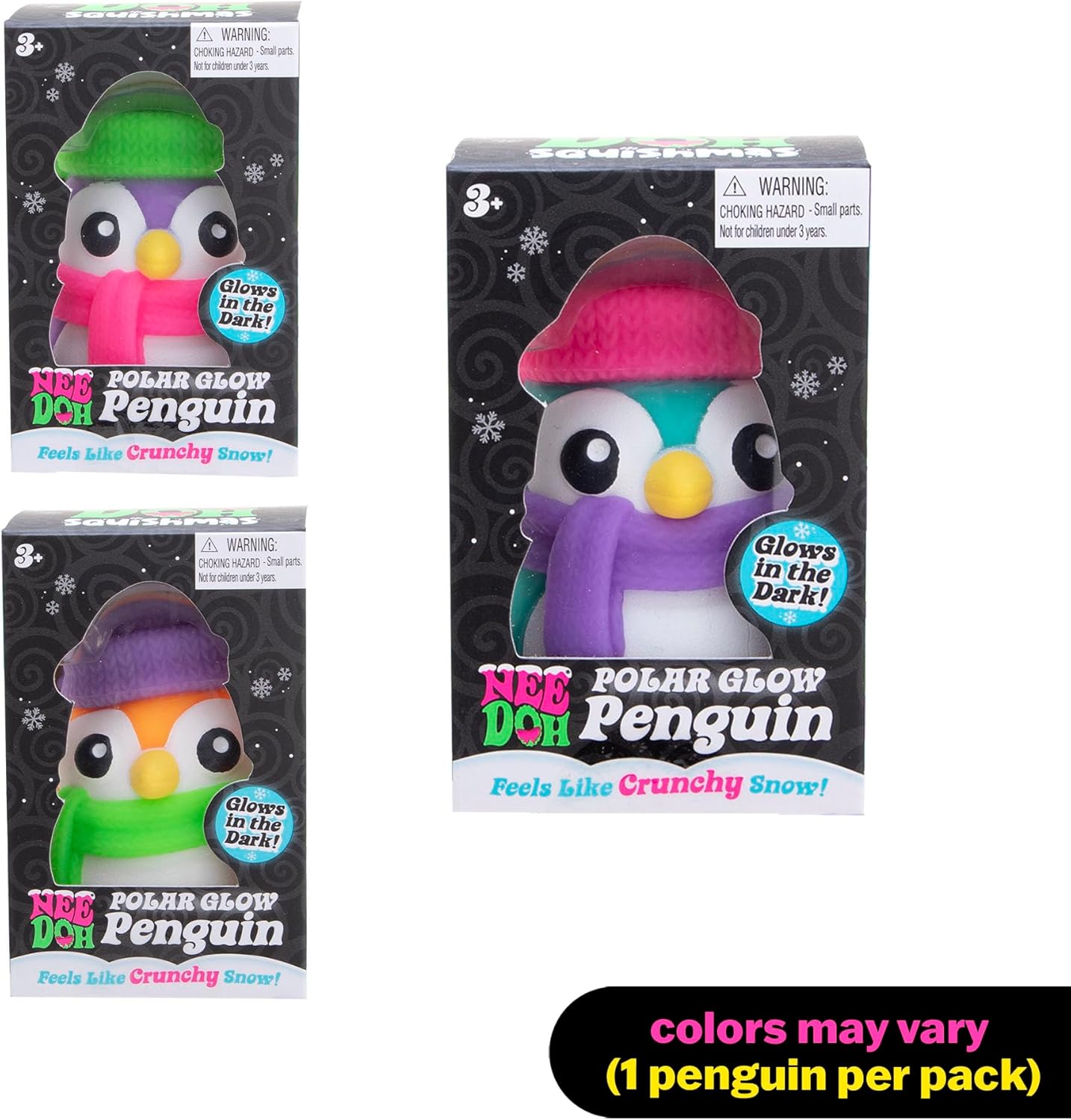 NeeDoh Polar Glow Penguin
