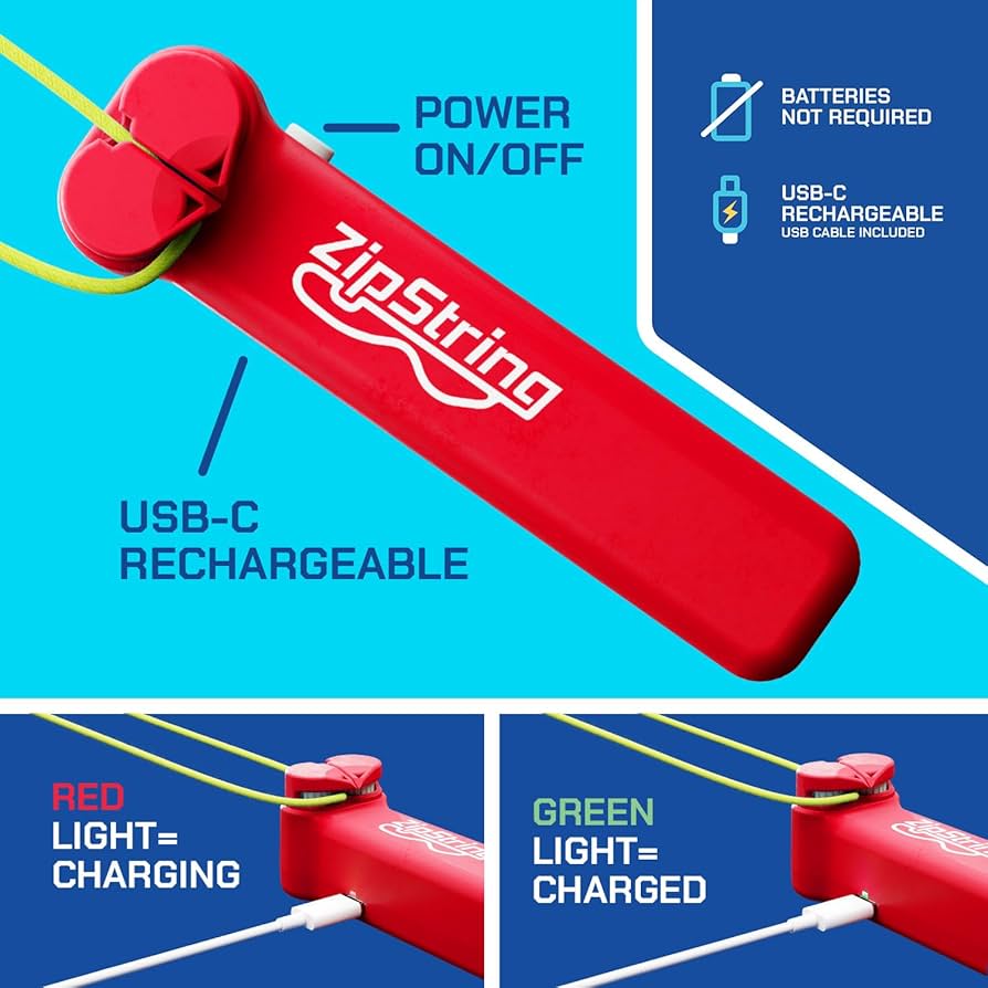 ORIGINAL ZIPSTRING Toy Red Try Me Packaging