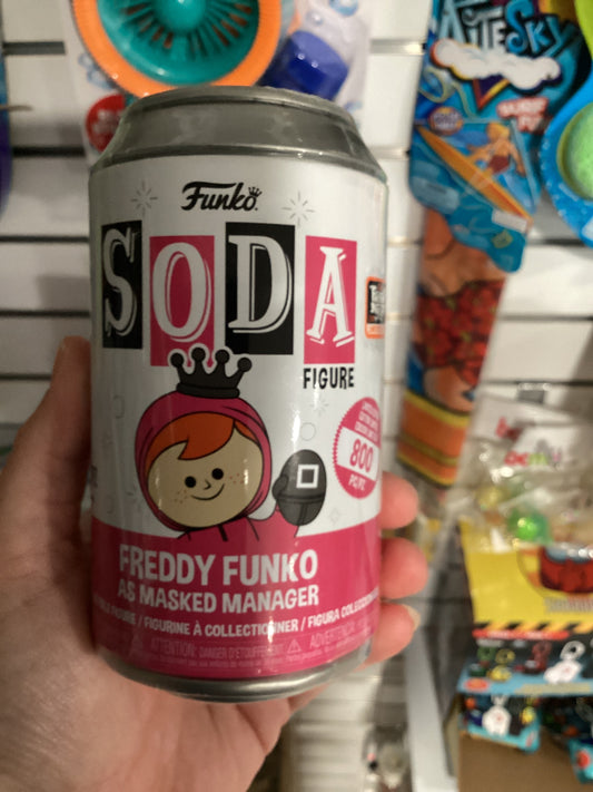 Funko Vinyl Soda: Freddy Funko as Masked Manager LE 800 Fright Night