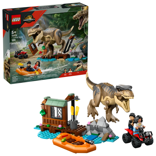 LEGO Jurassic World T. Rex River Escape 76975