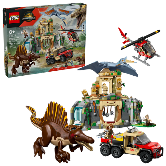 LEGO Jurassic World Spinosaurus & Quetzalcoatlus Air Mission 76976