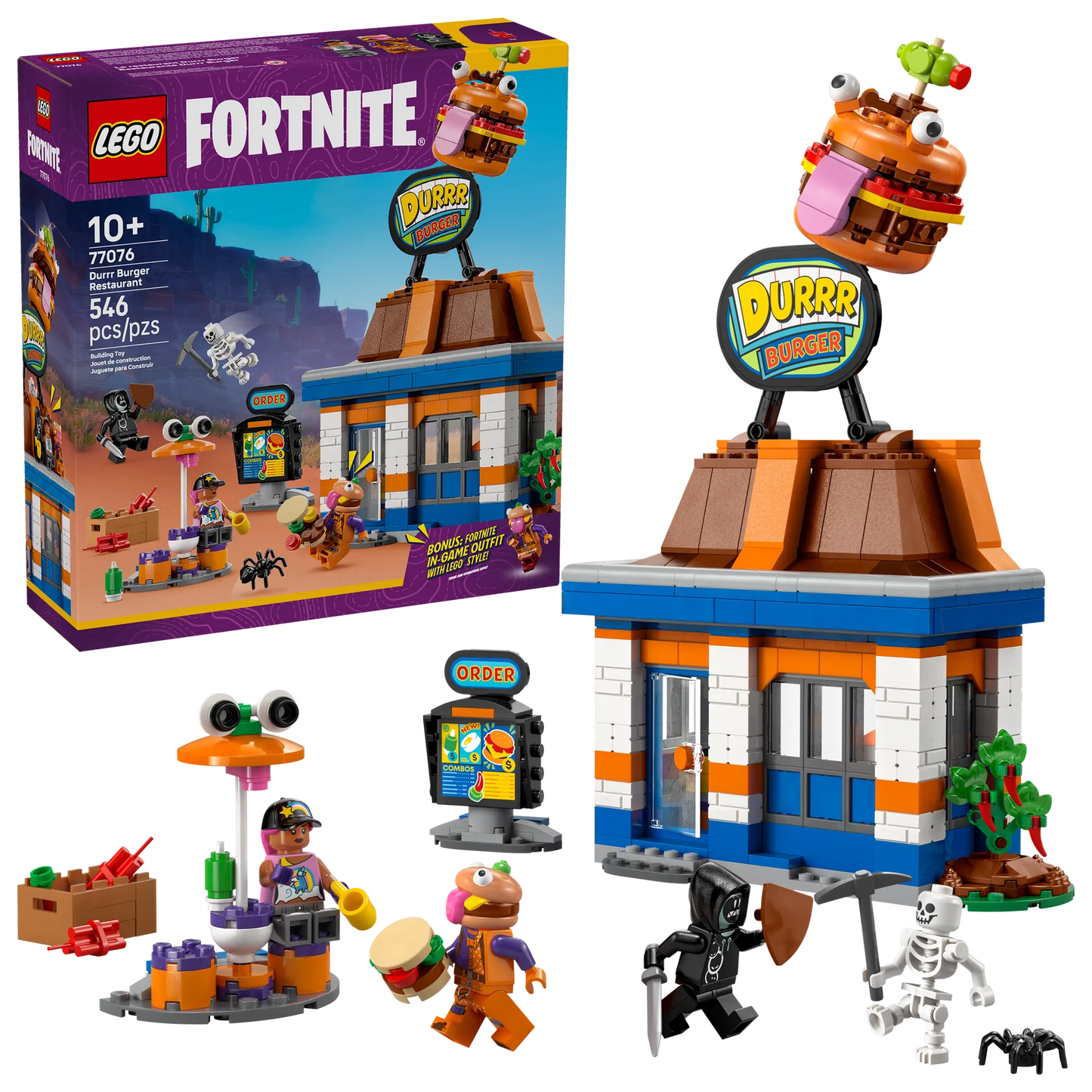 LEGO Fortnite Durrr Burger Restaurant 77076