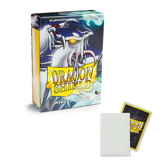 Dragon Shield Sleeves: Japanese- Matte White (60 ct.)