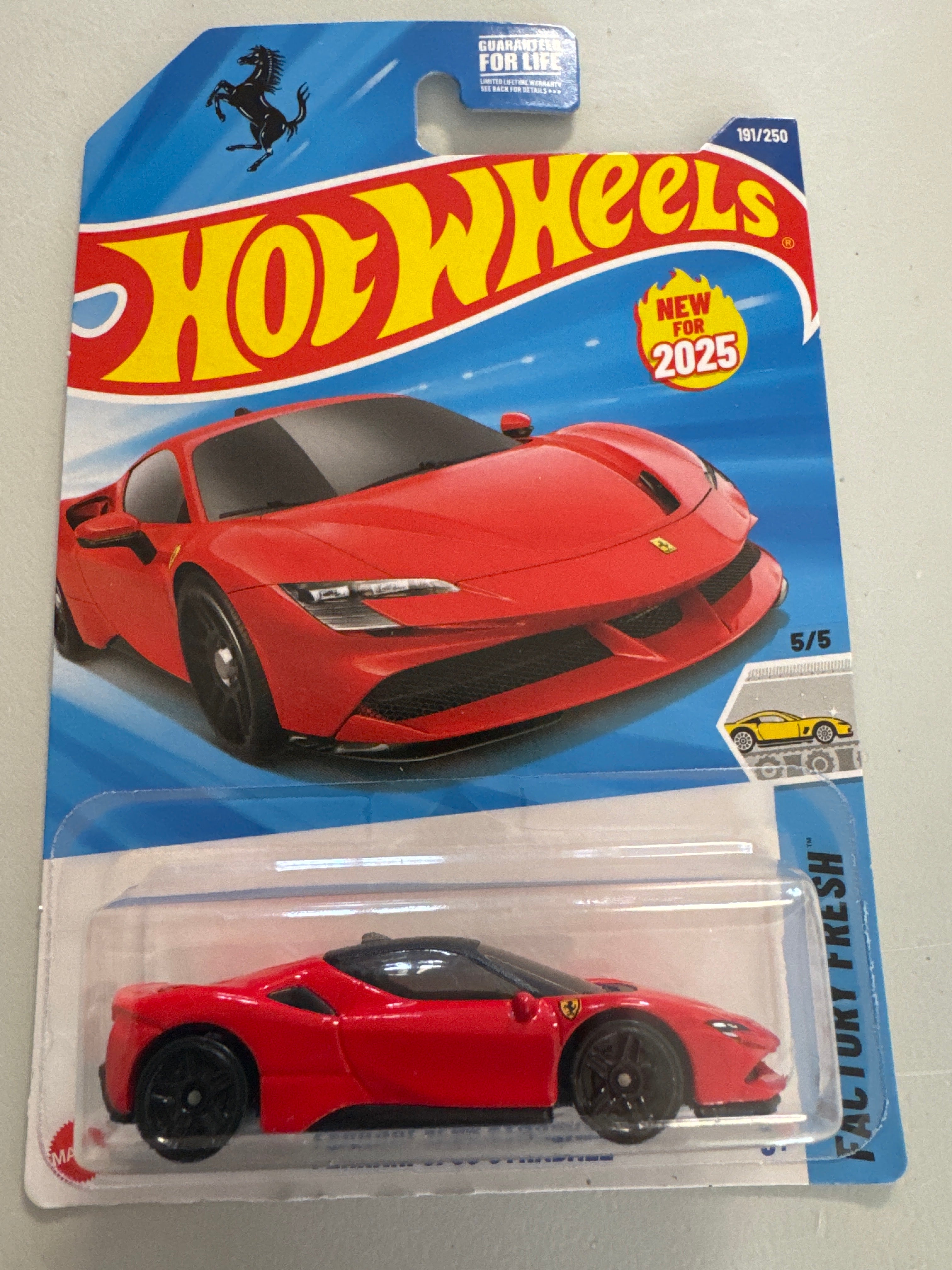 HotWheels Ferrari SF90 Stradale 2025 12台 Hot Wheels Ferrari SF90 Stradale 2025 Factory Fresh Diecast