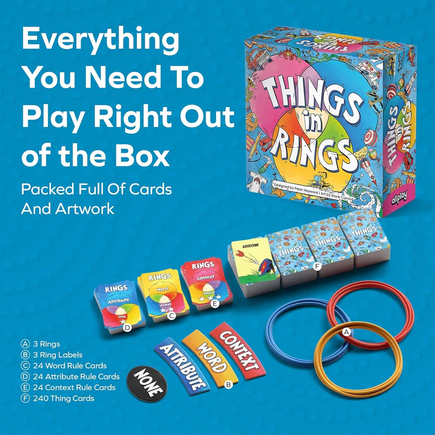Allplay Things in Rings Board Game