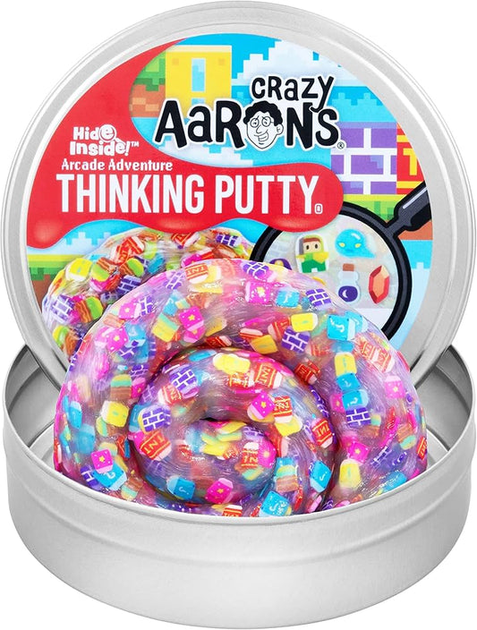 Crazy Aaron's Arcade Adventure - Full Size 4" Thinking Putty Tin