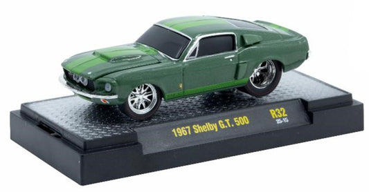 M2 Machines 1967 Shelby GT500 Die Cast Vehicle Dark Green