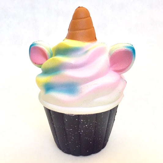 BC Mini Unicorn Cupcake Squishy-6"
