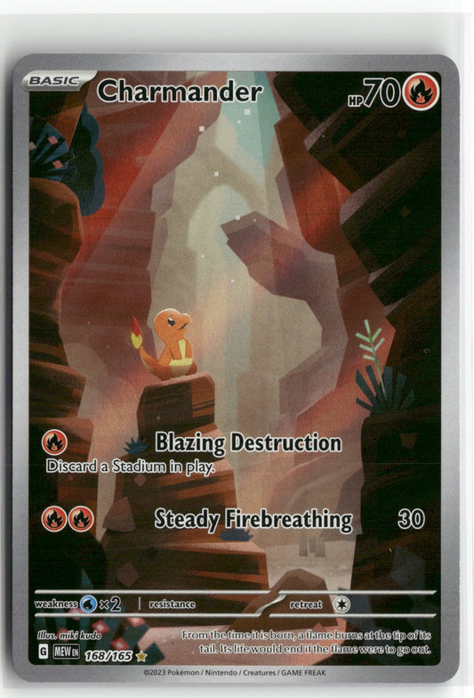 Pokemon SV: Scarlet & Violet 151 Charmander 168/165 Holo