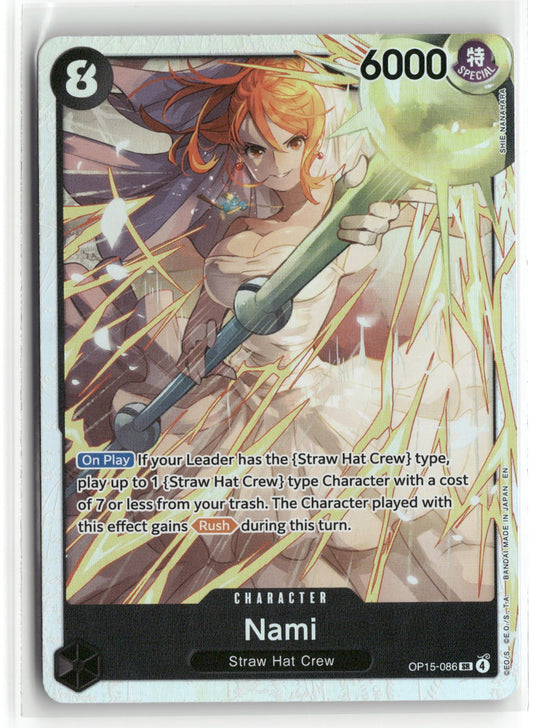 Nami SR Adventure on Kami's Island OP15-086 NM