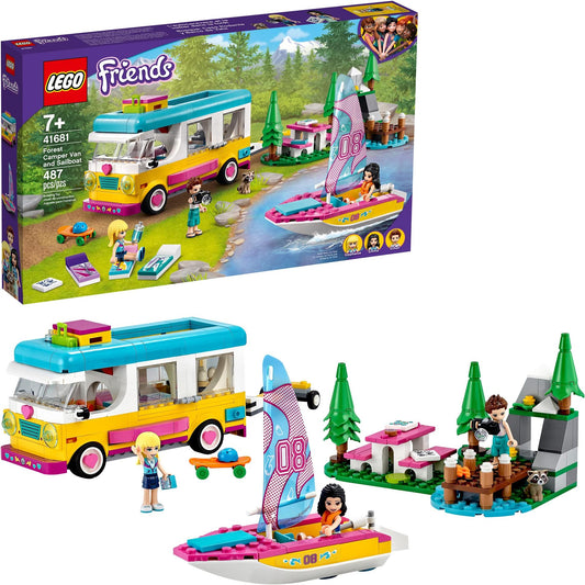 LEGO Friends Forest Camper Van and Sailboat 41681