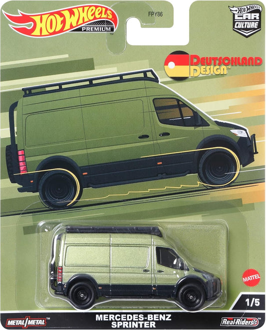 Hot Wheels Premium Car Culture Deutschland Design Mercedes‑Benz Sprinter