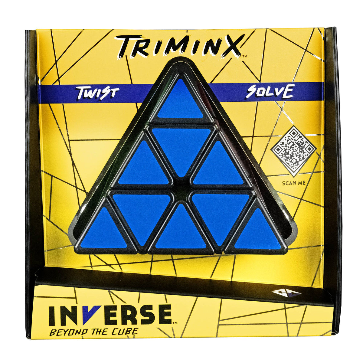 INVERSE Triminx Puzzle: Classic Pyramid Puzzle