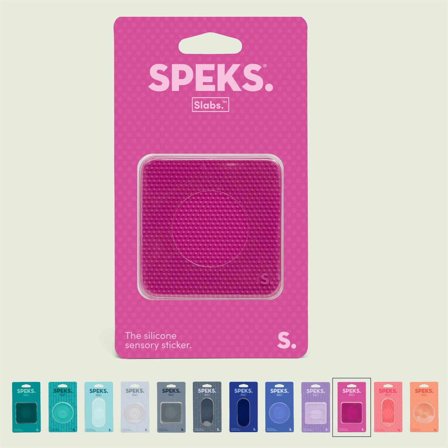 Speks Slabs Silicone Sensory Sticker Fidget – Peel, Stick & Squish Tactile