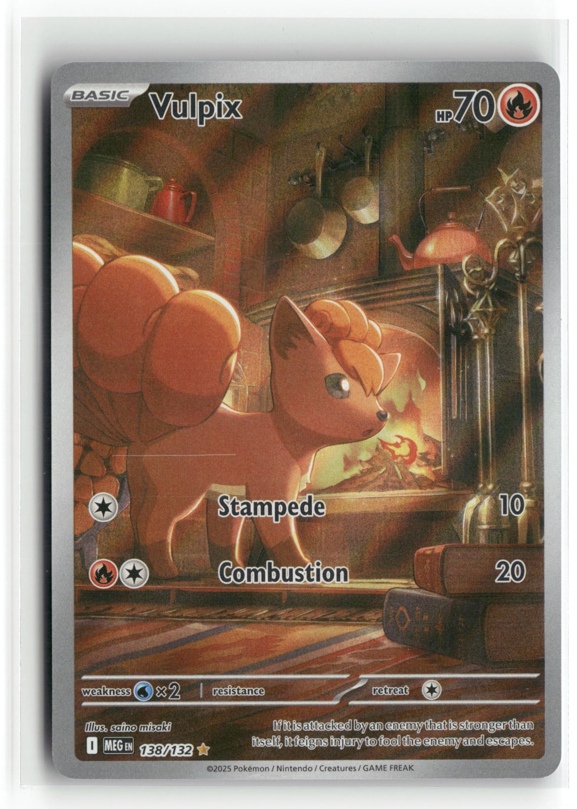 Pokemon ME01: Mega Evolution Vulpix 138/132 Holo