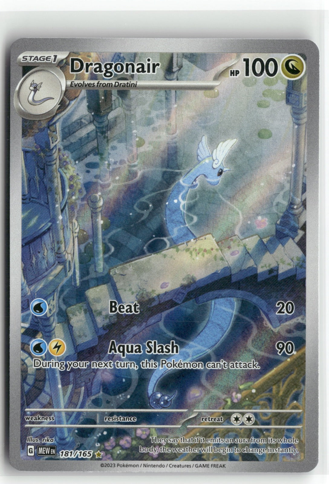 Pokemon SV: Scarlet & Violet 151 Dragonair 181/165 Holo