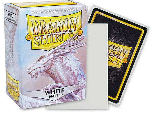 Dragon Shield Sleeves: Standard - Matte White (100 ct.)