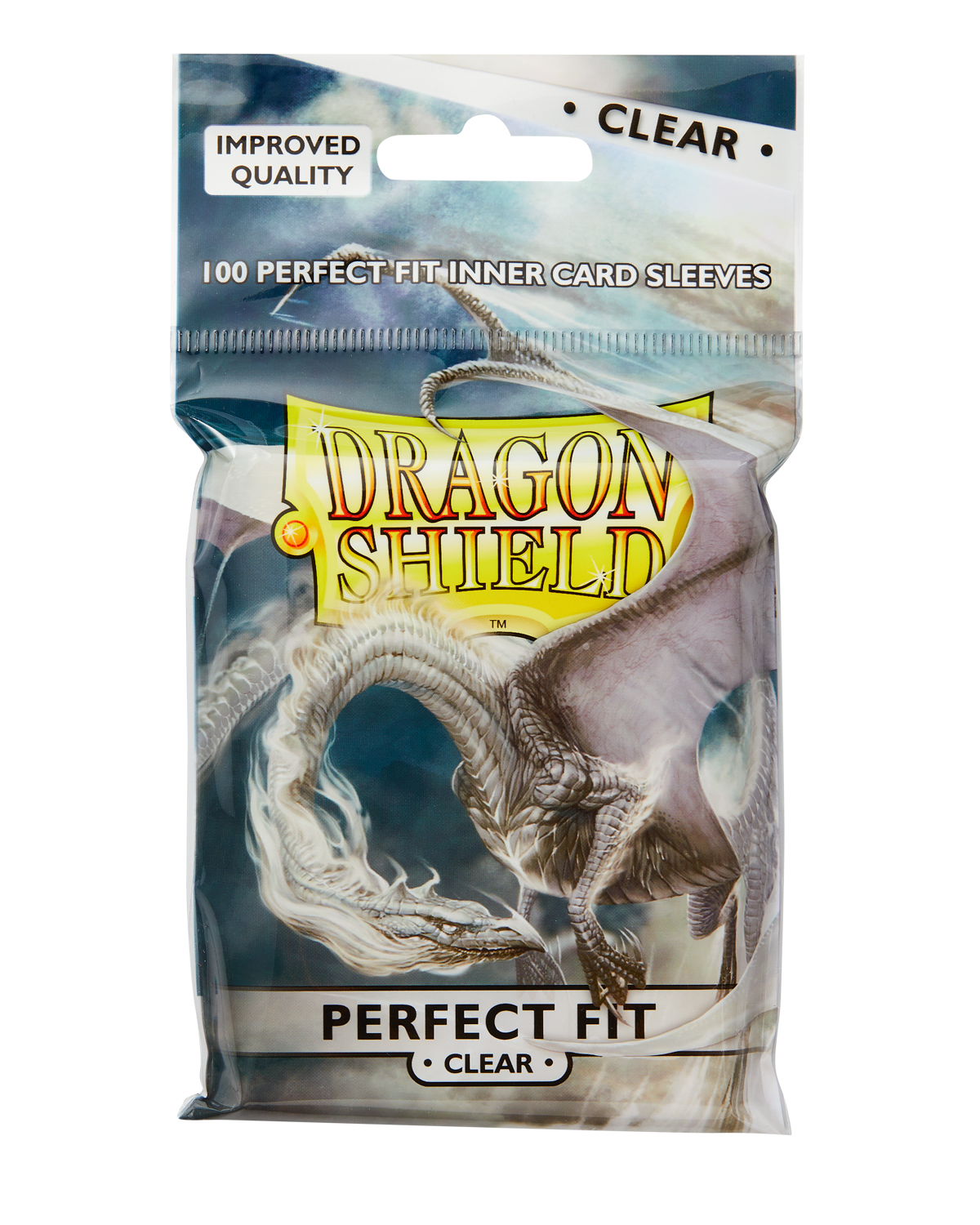 Dragon Shield Sleeves: Perfect Fit Standard- Clear/Clear (100 ct.)