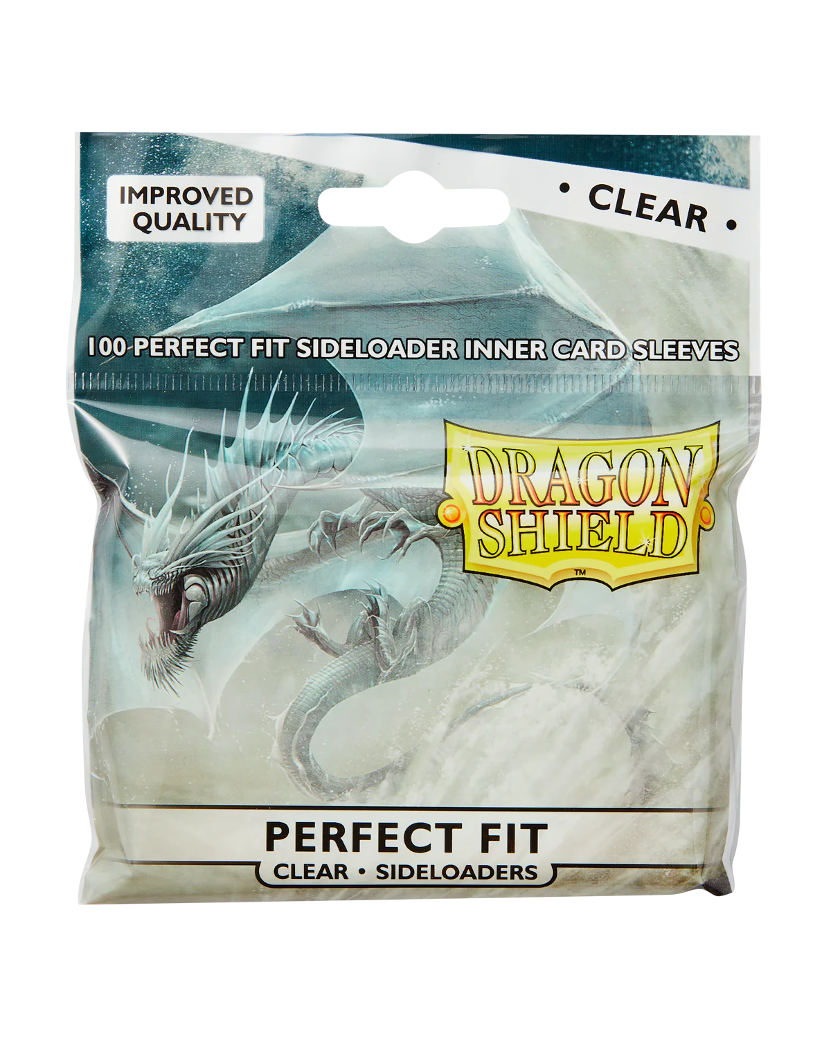 Dragon Shield Perfect Fit Sideloading Inner Sleeves – Clear (100ct) Standard Size