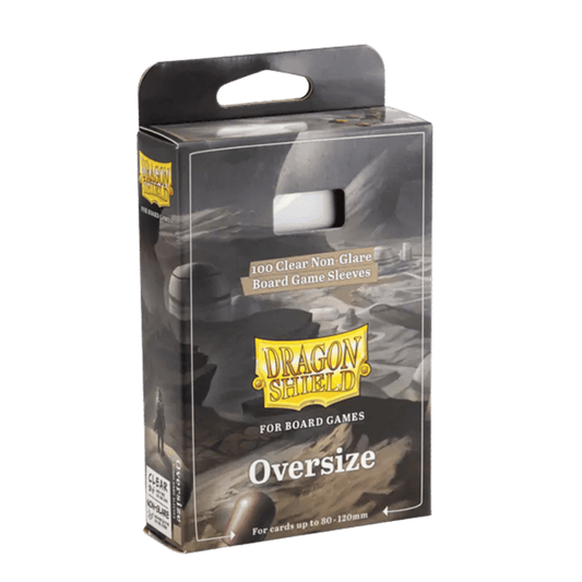 Dragon Shield: Clear Non-Glare Board Game Sleeves - Oversize (100ct)