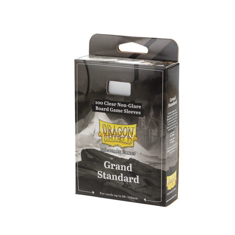 Dragon Shield Grand Standard 100 Count Sleeves (Clear Non-Glare, 88×126 mm)