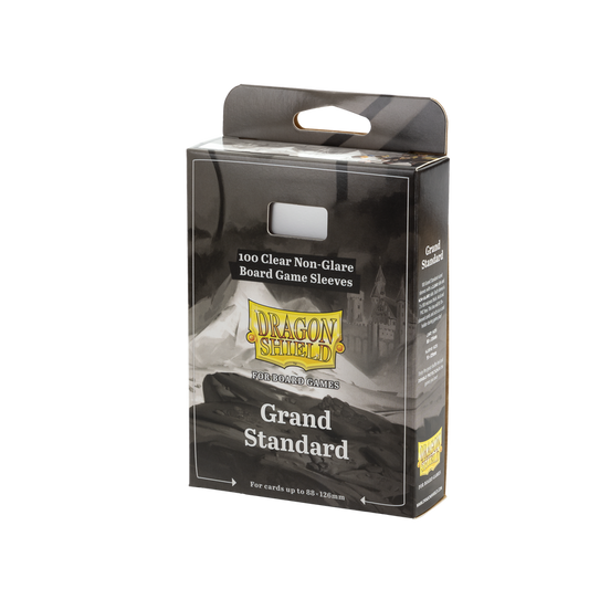 Dragon Shield Grand Standard 100 Count Sleeves (Clear Non-Glare, 88×126 mm)