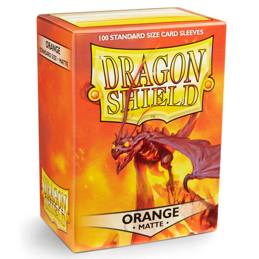Dragon Shield Sleeves: Standard - Matte Orange (100 ct.)