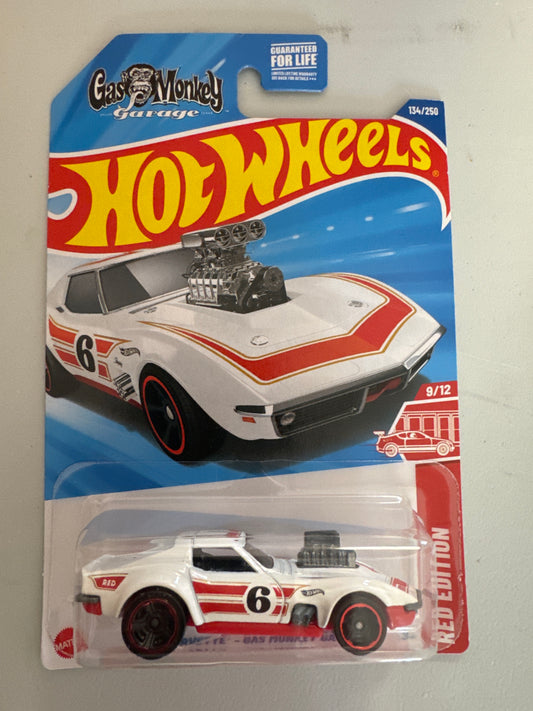 2025 Hot Wheels Target Red Edition '68 Corvette Gas Monkey Garage