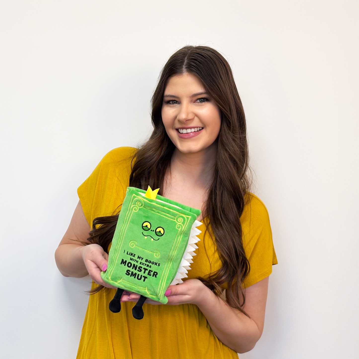Punchkins I Like My Books With Extra Monster Smut Plush – Funny Book Lover Gift