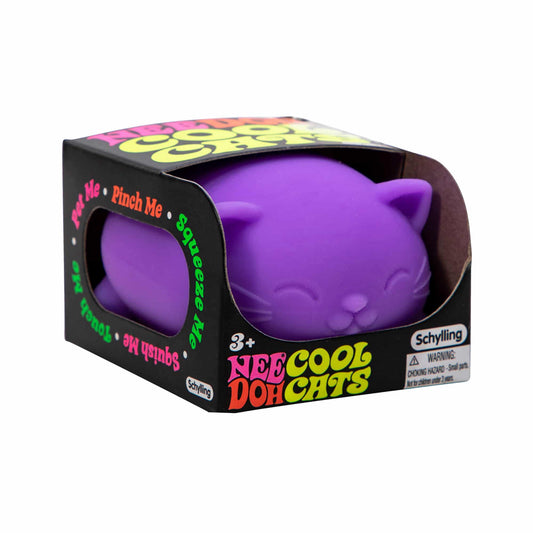 Schylling Cool Cats NeeDoh Purple