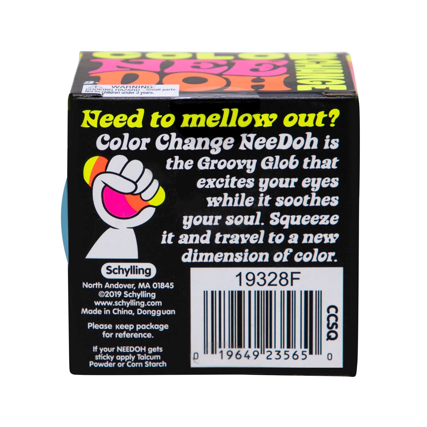 Schylling Color Changing Glob NeeDoh (Random Color Picked)