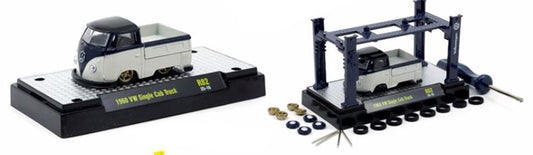 M2 Machines 1960 VW Single Cab Truck in Black and White