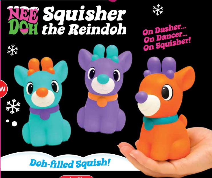 NeeDoh Squisher the Reindoh