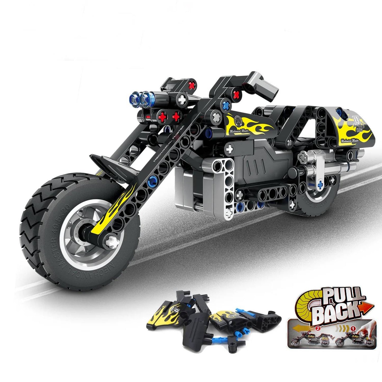 iM.Master Mechanical Master - Motorcycle Pull-Back (163 PCS)