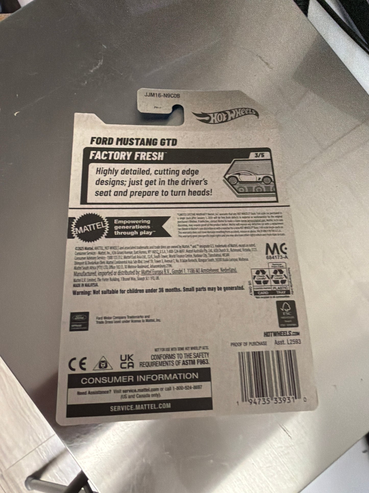 Hot Wheels Ford Mustang GTD Super Treasure Hunt #2